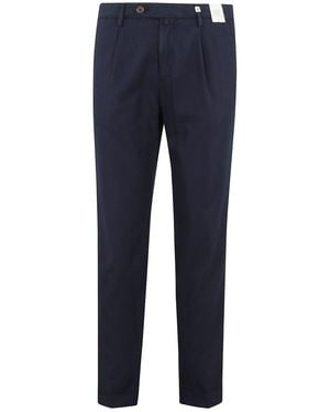 Myths Pleated Trousers - Blue