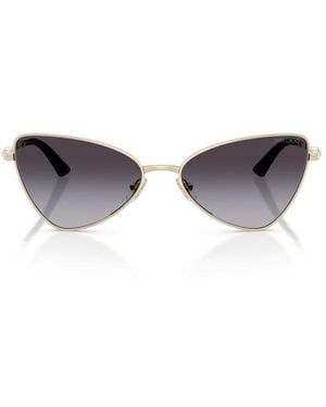 Jimmy Choo Cat-Eye Frame Sunglasses - White