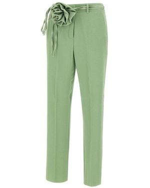 Marella Lello Straight Cut Chino Pants - Green