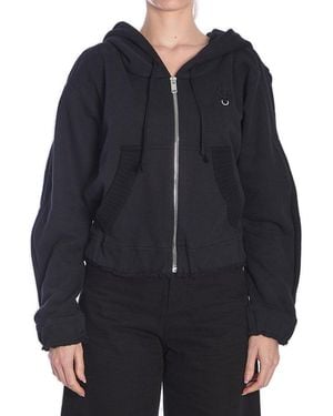 Moncler Genius Moncler X Willow Smith Zip-Up Eyelet Hoodie - Blue