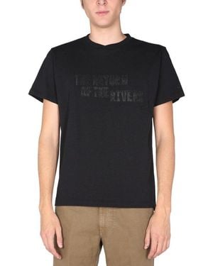 Engineered Garments Printed T Shirt - Black