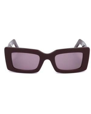 Tod's Rectangle Frame Sunglasses - Purple