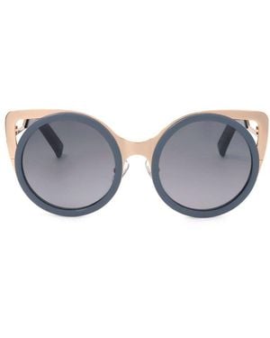 Linda Farrow X Erdem Cat-Eye Frame Sunglasses - Grey