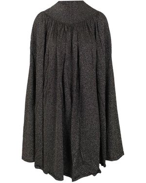 Zimmermann Crush Metallic Midi Skirt - Black