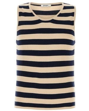 GIMAGUAS Striped Tank Top - Black