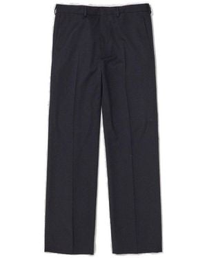 Prada Pleat-Detailed Tailored Trousers - Blue