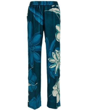 F.R.S For Restless Sleepers Doride Floral Trousers - Blue