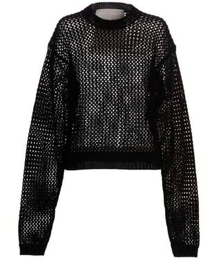 Ramael Bio Cable Knit Jumper - Black