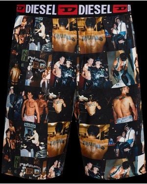 DIESEL X Tom Of Finland Foundation Pr-P-Toll-Shor-Tom25 Shorts - Black