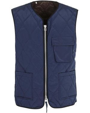 Mackintosh Quilted Vest - Blue