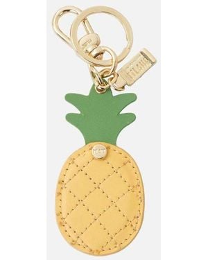 Alviero Martini Pineapple Bag Charm - Metallic