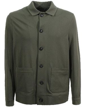 Circolo 1901 Long Sleeve Buttoned Jacket - Green