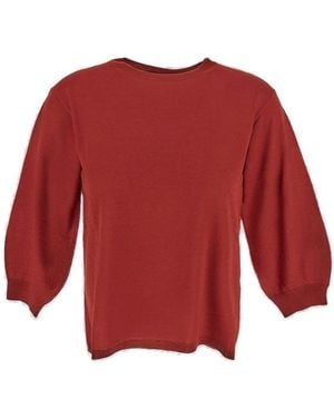 Max Mara Amici Crewneck Jumper - Red