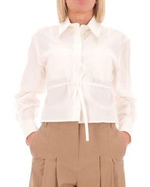 Marella Stretch Poplin Shirt - White