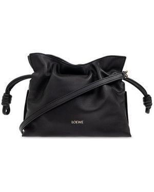 Loewe Mini Flamenco Clutch Bag - Black