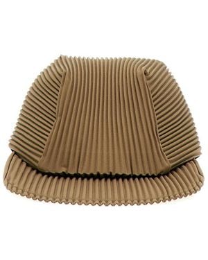 Homme Plissé Issey Miyake Pleated Baseball Cap - Natural