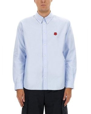 KENZO Cotton Shirt - Blue