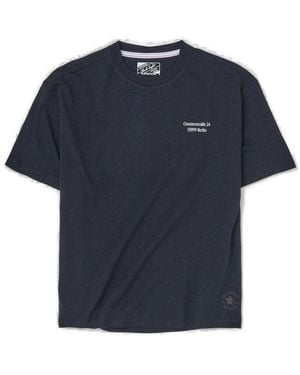 Converse X Voo Store Short-Sleeved Crewneck T-Shirt - Blue