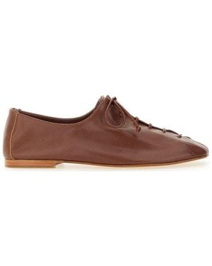 Hereu Artisan Lace-Up Sandals - Brown