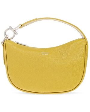 Ferragamo North-South Xs Hobo Bag - Yellow