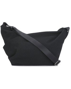 Yohji Yamamoto Zipped Shoulder Bag - Black