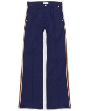 Wales Bonner Side Striped Coda Trousers - Blue