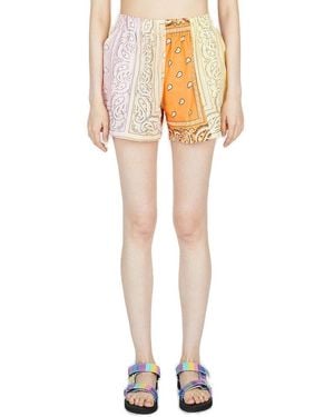 ARIZONA LOVE Paisley Printed Panelled Shorts - Multicolour