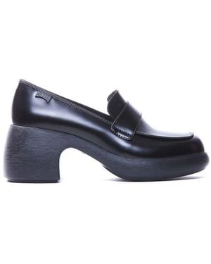 Camper Thelma Leather Loafers - Blue