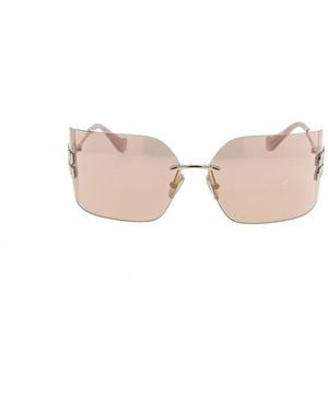 Miu Miu Mauve Lenses Runway Sunglasses - Black