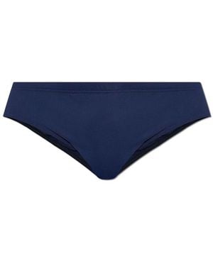DSquared² Logo Printed Swim Briefs - Blue