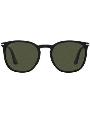 Persol Rectangle-Frame Sunglasses - Green