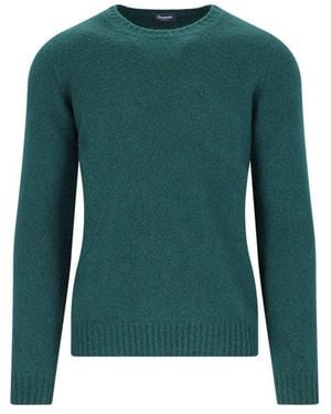 Drumohr Crewneck Knit Jumper - Green