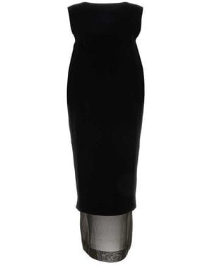 KHAITE Viscose Blend Malik Dress - Black