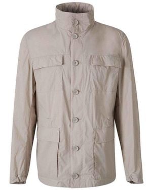 Herno Coat Pockets Zipper - Grey