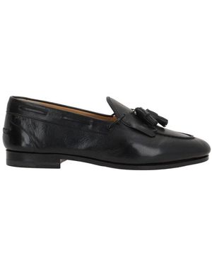 Bally Tassel Embellished Slip-On Loafers - Black