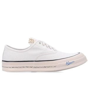 Visvim Logan Deck Lo Slip-On Sneakers - White