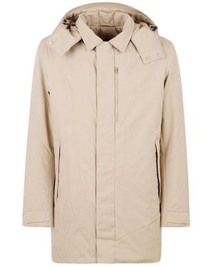 Save The Duck Nestor Hooded Coat - Natural