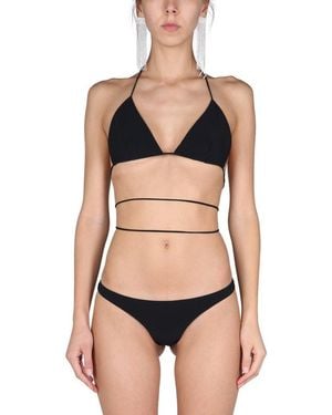 Magda Butrym Low Waist Bikini Briefs - Black