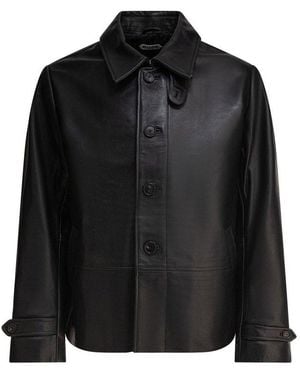 Bode Button-Up Jacket - Black