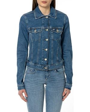 Tommy Hilfiger Button-Up Denim Jacket - Blue