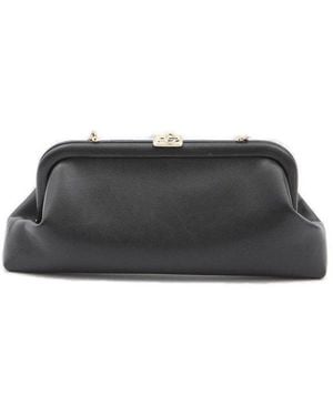 Jimmy Choo Skylar Chain Link Clutch Bag - Black