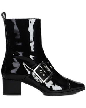 CAREL PARIS Paris Rock Heeled Ankle Boots - Black