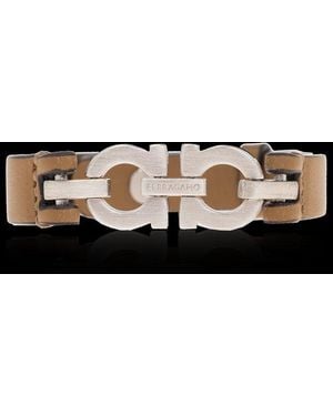 Ferragamo Double Gancini Bracelet - Black