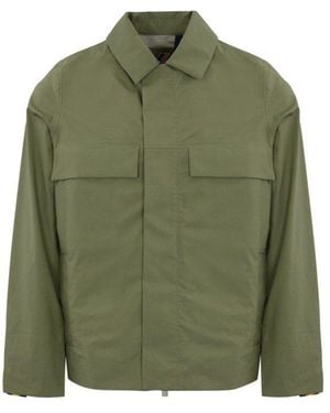 K-Way Three-Layers Poplin Jacket - Green