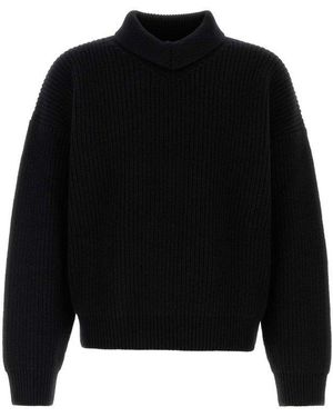 Bottega Veneta Wool Blend Jumper - Black