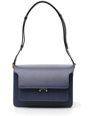 Marni Trunk Shoulder Bag - Blue