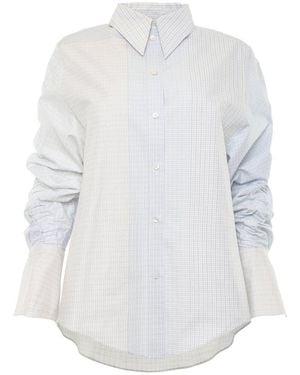 Stella McCartney Micro Check Blouse - White
