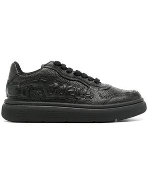 Alexander Wang Puff pebble leather sneakers ロゴ スニーカー puff pebble leather sneaker with logo in OPTIC WHITE