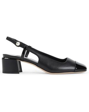 Jimmy Choo Elisa 45 Slingback Court Shoes - Black