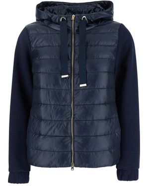 Herno Ibrido Jersey Jacket - Blue